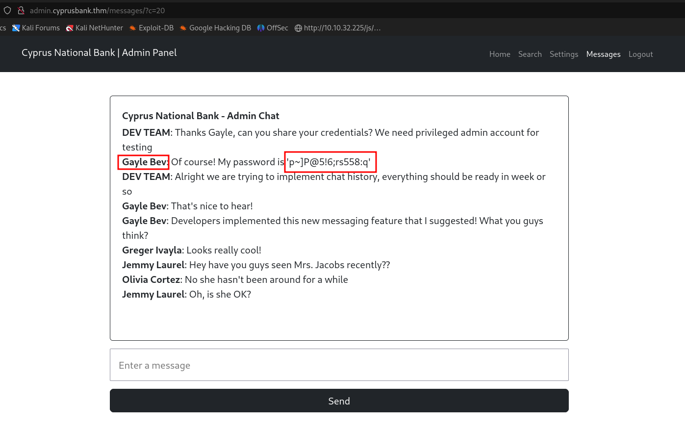 Messages Screenshot